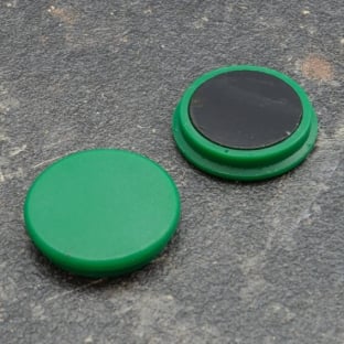 Magnete da ufficio, rotondo 32 mm | verde