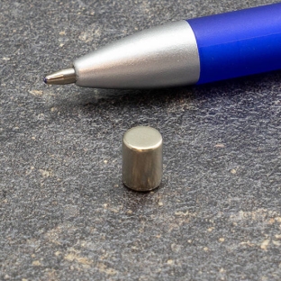Cilindro magnetico al neodimio, nichelato 6 mm | 8 mm