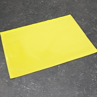 Buste magnetiche portadocumenti per formato A4, con 1 striscia magnetica, lato largo aperto, giallo 