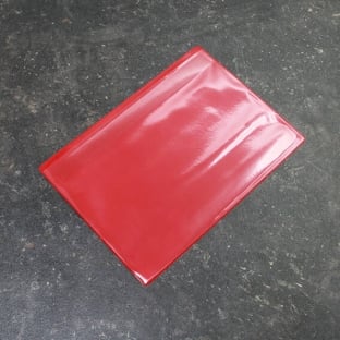 Buste magnetiche portadocumenti per formato A5, con 1 striscia magnetica, lato largo aperto, rosso 
