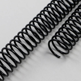 Spirali plastiche coil, A4, passo 4:1 6 mm | nero