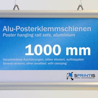 Profilo porta poster, in alluminio 1000 mm