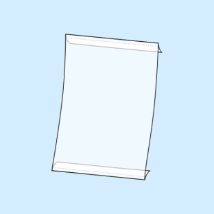 Buste a C con striscia adesiva A7 | formato verticale