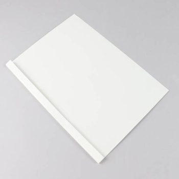 Cartellina a rilegatura termica A4, cartoncino, per un massimo di 40 fogli, bianco  6 mm