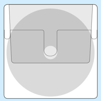 Tasche porta CD con patta di chiusura da inserire, autoadesivo, trasparente 