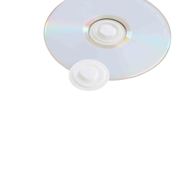 Supporti porta CD - clips porta CD, 35 mm, bianco 