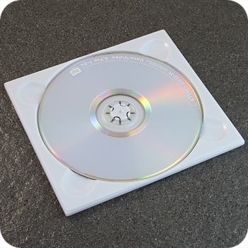 Custodia CD, bianco 