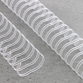 Spirali metalliche, passo 2:1, A4 32,0 mm (1 1/4") | bianco