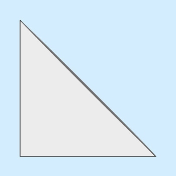 Tasche triangolari, autoadesivo, carta 
