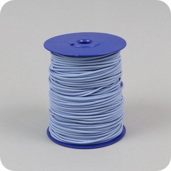 Cordino elastico in bobina, 2,2 mm, blu chiaro (L043) (rotolo con 100 m) 