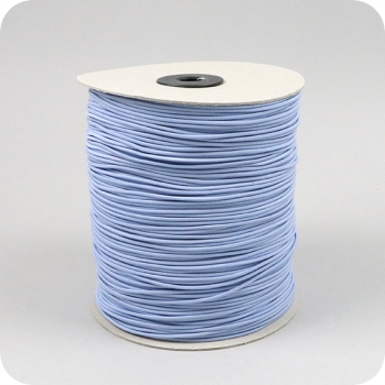 Cordino elastico in bobina, 2,2 mm, blu chiaro (L043) (rotolo con 500 m) 