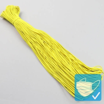 Cordino elastico, 2,5 mm, giallo (pacchetto con 100 m) 