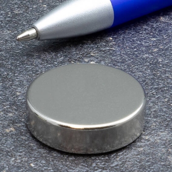 Disco magnetico al neodimio, 25 mm x 7 mm, N42 