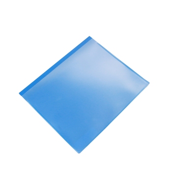 Buste magnetiche portadocumenti per formato A5, con 1 striscia magnetica, lato largo aperto, PP, blu 