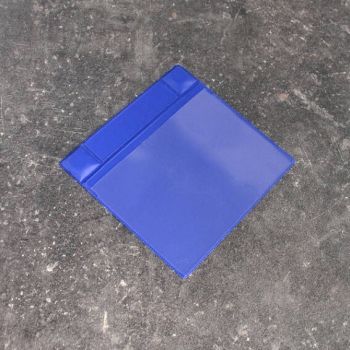 Buste magnetiche portadocumenti per formato A6, con 2 magnete al neodimio, lato largo aperto, blu 