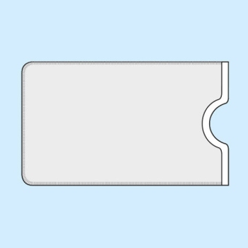 Custodie per carte di credito, 59 x 88 mm, trasparente opaco 