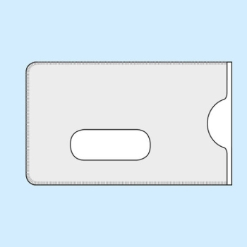 Custodie per carte di credito con protezione RFID e asola calendari,  59 x 88 mm, bianco 