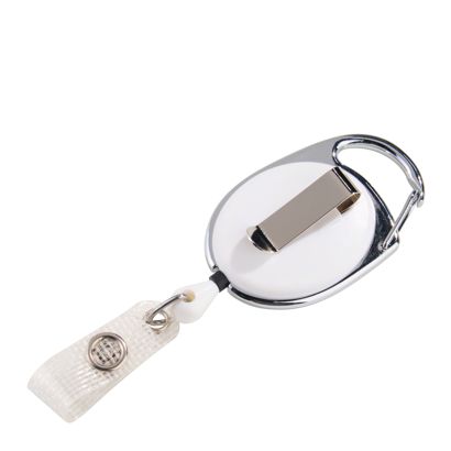 Porta badge a yoyo con clip da cintura 