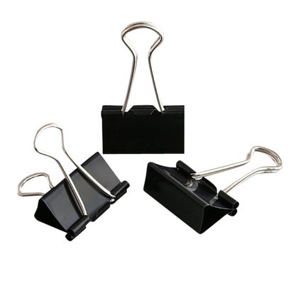 Molle fermacarte, nero 32 mm