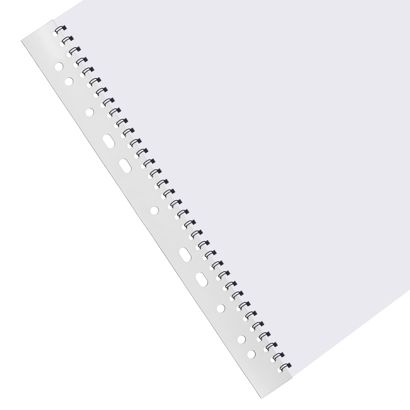 Bande per archiviazione per spirali metalliche, A4, 3:1, fori rotondi 
