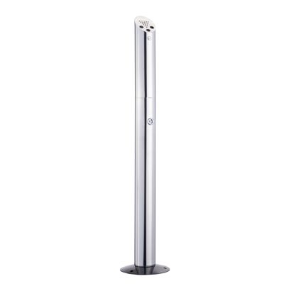 Posacenere da terra SYDNEY, acciaio inox, argento 