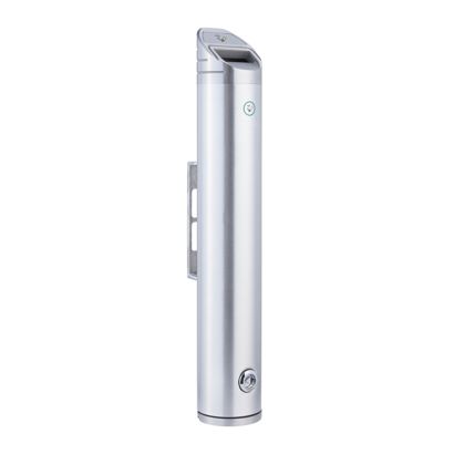 Posacenere da muro PARIS, acciaio inox, argento 