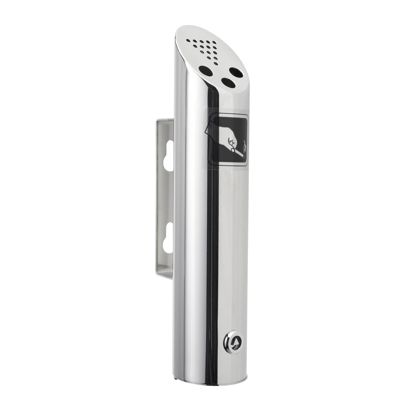Posacenere da muro MELBOURNE, acciaio inox, argento 30 cm