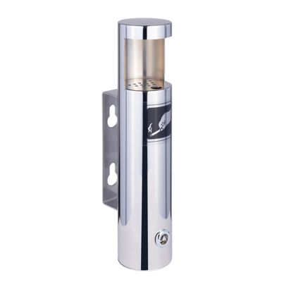 Posacenere da muro DARWIN, acciaio inox, argento 28,3 cm
