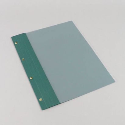 Cartellina con occhielli A4, 4 occhielli, fasteners per archiviazione, cartoncino lucido null