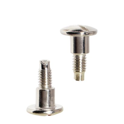 Viti con testa a intaglio per viti sepolte, 7,5 mm, con 5 mm di allungamento, nichelato 