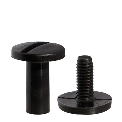 Viti sepolte in plastica, nero | 10 mm