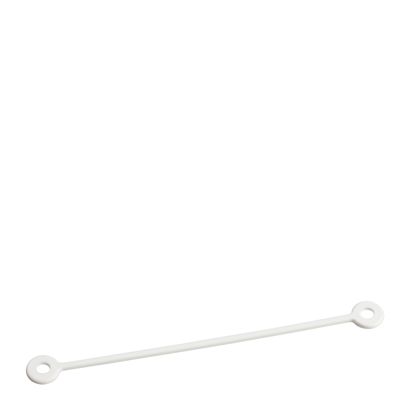 Laccetti maniglia per viti sepolte, lunghezza 135 mm, bianco 