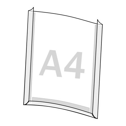 Buste per cartelloni, PVC rigido null