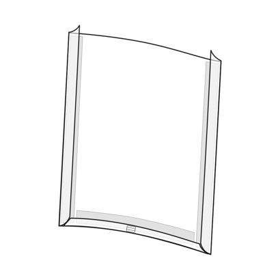 Buste per cartelloni, PVC rigido null