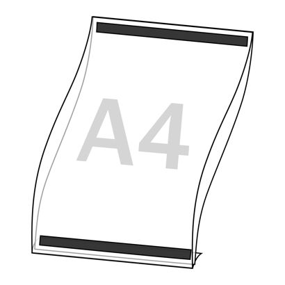 Buste trasparenti pieghevoli, PVC rigido null | formato verticale
