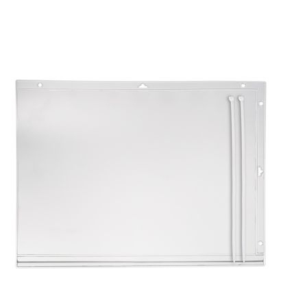Tasca porta poster impermeabile A3 | con 2 fascette per cavi