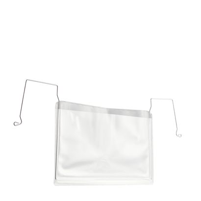 Buste con gancio metallico per formato A5, lato lungo aperto Confezione Industriale (da 100 pz) 