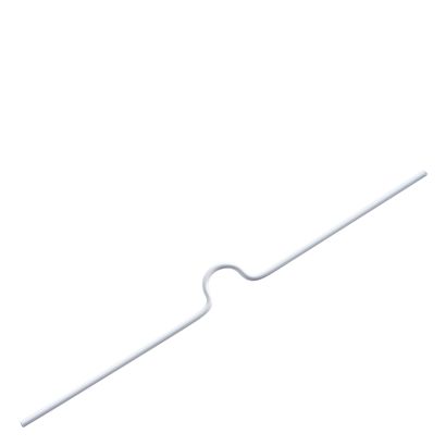 Gancio precurvato per calendario 100 mm | bianco 