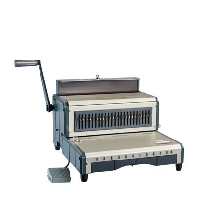 Rilegatrice elettrica D210, passo 2:1, 23 anelli metallici 