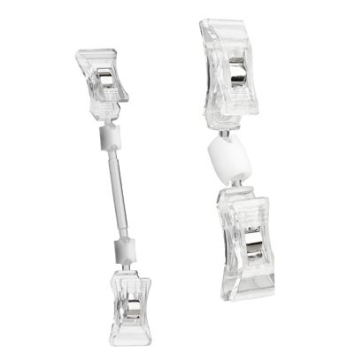Clip porta prezzo con due pinze piccole 
