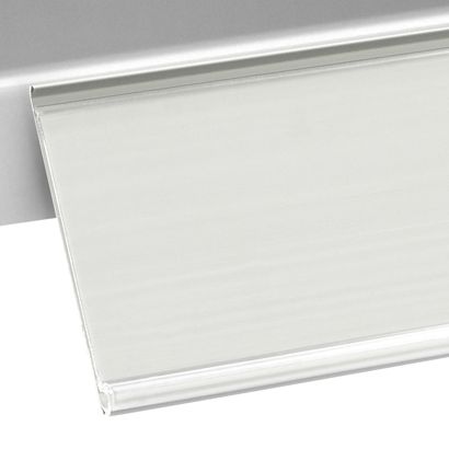 Profilo portaprezzi DBR autoadesivo 39 mm | 1000 mm | grigio  | per incollare (nastro adesivo standard) 
