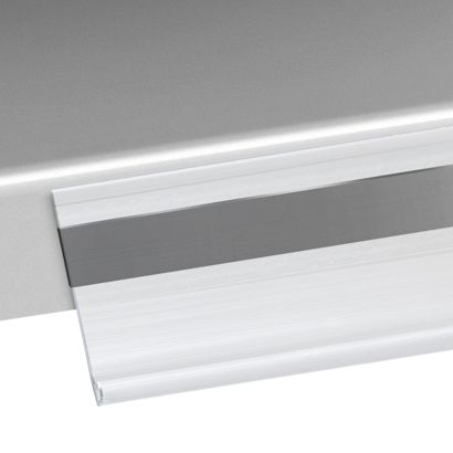 Profilo portaprezzi DBR magnetico, con bordo a C a scatto 