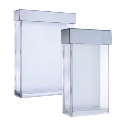 Porta brochure da esterno con coperchio, Indisplay Shieldbox, ultra robusto 