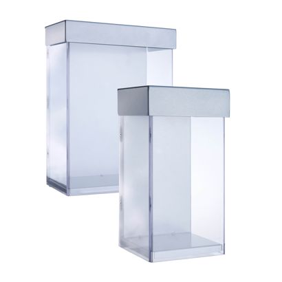 Porta brochure da esterno con coperchio,  extra profondo, Indisplay Shieldbox, ultra robusto 