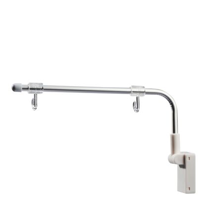 Porta banner con base magnetica, 250 mm x 110 mm, barra in forma di L 