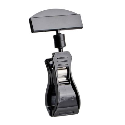 Clip porta prezzo con pinza grande e porta prezzi null