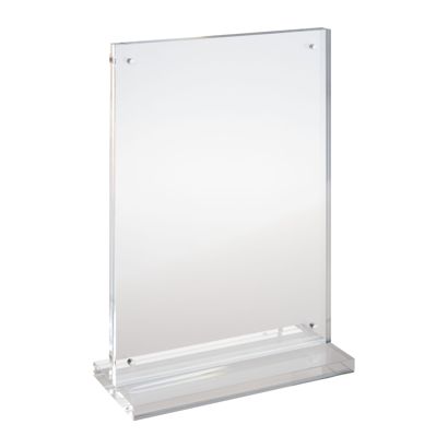 Porta avvisi da banco con base a T magnetico formato verticale | A5