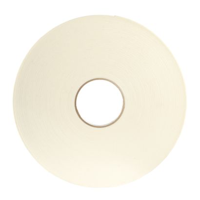 Nastro biadesivo in schiuma PE, bianco, 1 mm di spessore, adesione forte, EL100 15 mm