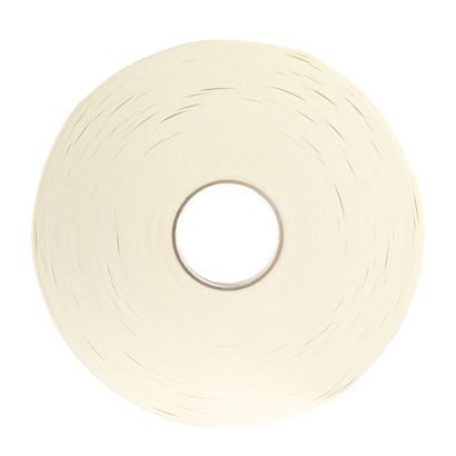 Nastro biadesivo in schiuma PE, bianco, 1 mm di spessore, adesione forte, EL100 25 mm