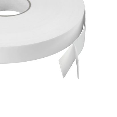 Nastro biadesivo in schiuma PE, bianco, 1 mm di spessore, adesione forte, EL100 30 mm